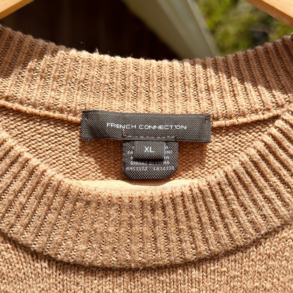 French Connection Knitted Acrylic mix Tank - tan - XL - Picture 2 of 4
